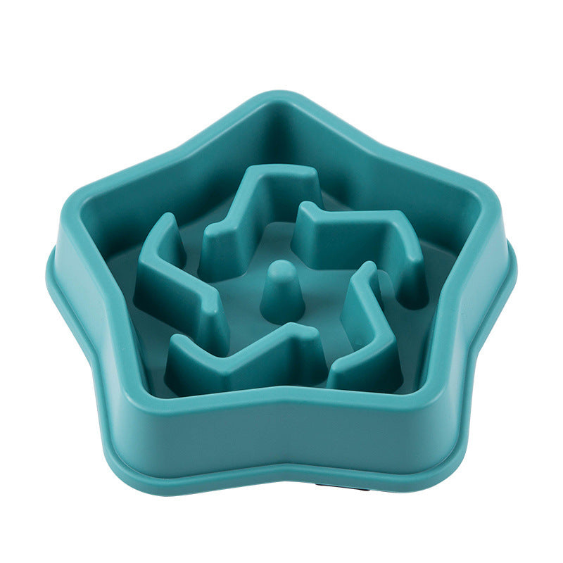 Plastic Choking Preventing Feeding Pet Bowl