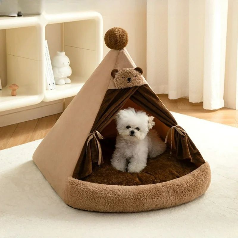 Autumn And Winter Cat Litter Four Seasons Universal Dog House Kennel.