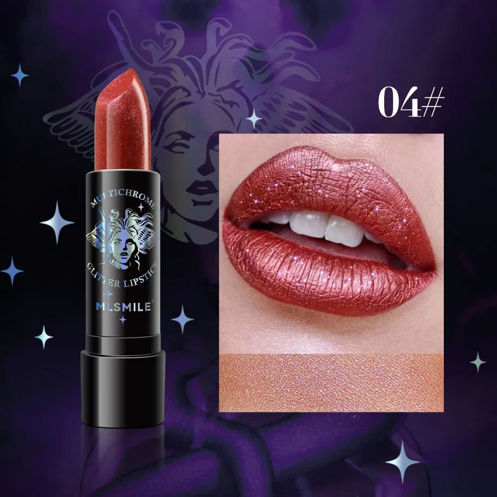 Ladies Pearl Sparkly Vibrant Lipstick