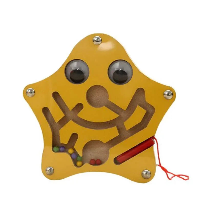 Children's Wooden Magnetic Maze Educational Toys For Early Development - Weriion