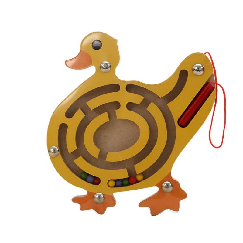 Children's Wooden Magnetic Maze Educational Toys For Early Development - Weriion