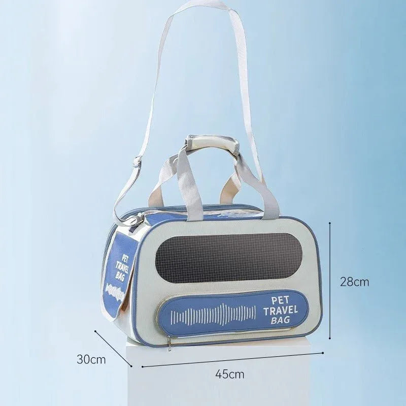 Collapsible Dog Cat Pet Carrier Airline Approved Shoulder Bag - Weriion