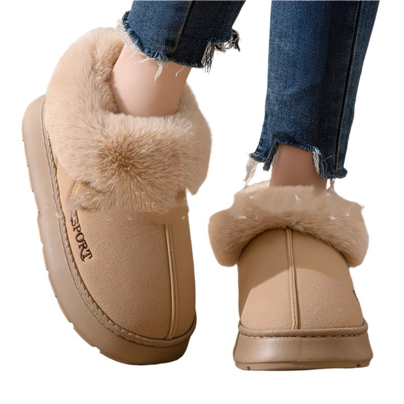 Cozy Non - Slip Comfortable Indoor Faux Fur Slippers For Women - Weriion
