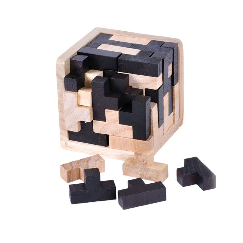Creative 3D Puzzle Luban Interlocking Wooden Toy Early Educational Toys Puzzles - Weriion