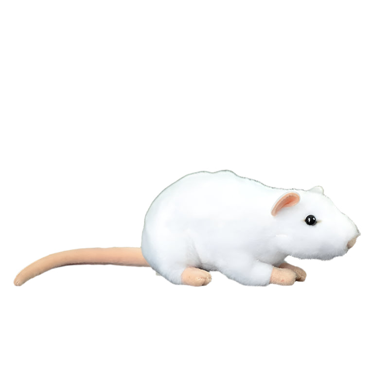 Cute Soft White Mouse Plush Toy Doll - Weriion