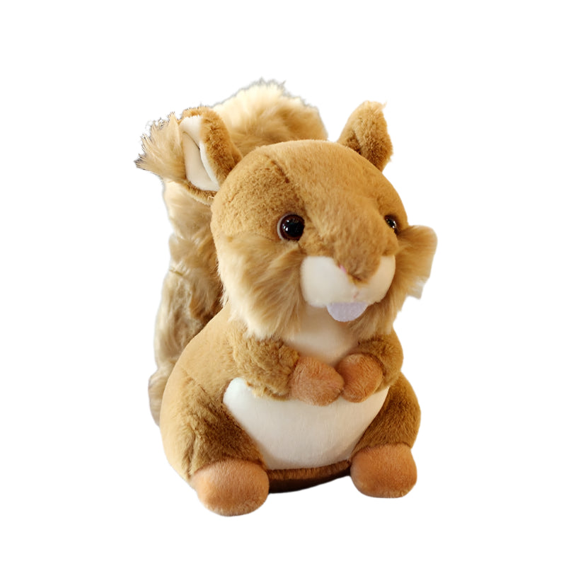 Cute Squirrel Plush Toy Doll Stuffed Animal Home Decoration - Weriion