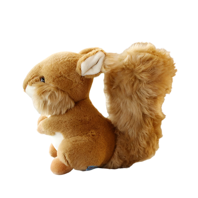 Cute Squirrel Plush Toy Doll Stuffed Animal Home Decoration - Weriion