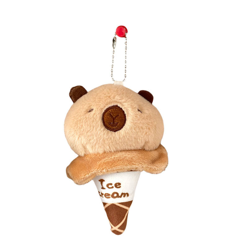 Cute Sweet Capybara Ice Cream Plush Doll Pendant Toy - Weriion
