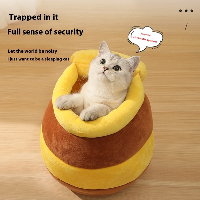 Honey Pot Cat Nest Pet Warm Dog House