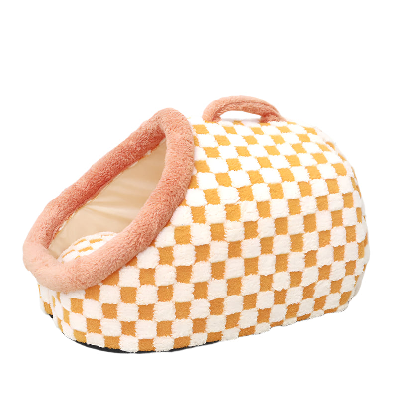 Pet Cat Four Seasons Universal Semi-Enclosed Dog House Thick Warm Pet Bed.