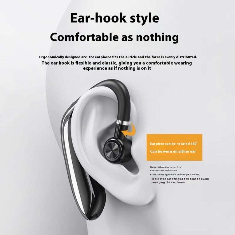 Wireless Bluetooth In-Ear Earphones Waterproof HiFi Sound Quality Headphones.