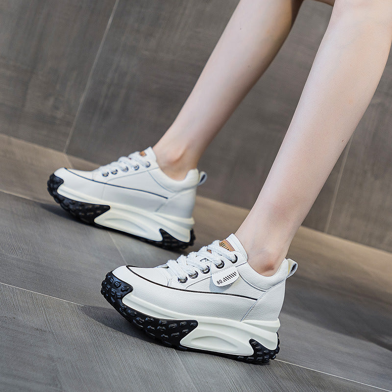 Women's Retro Sneakers Fashionable And Personalized Platform Shoes