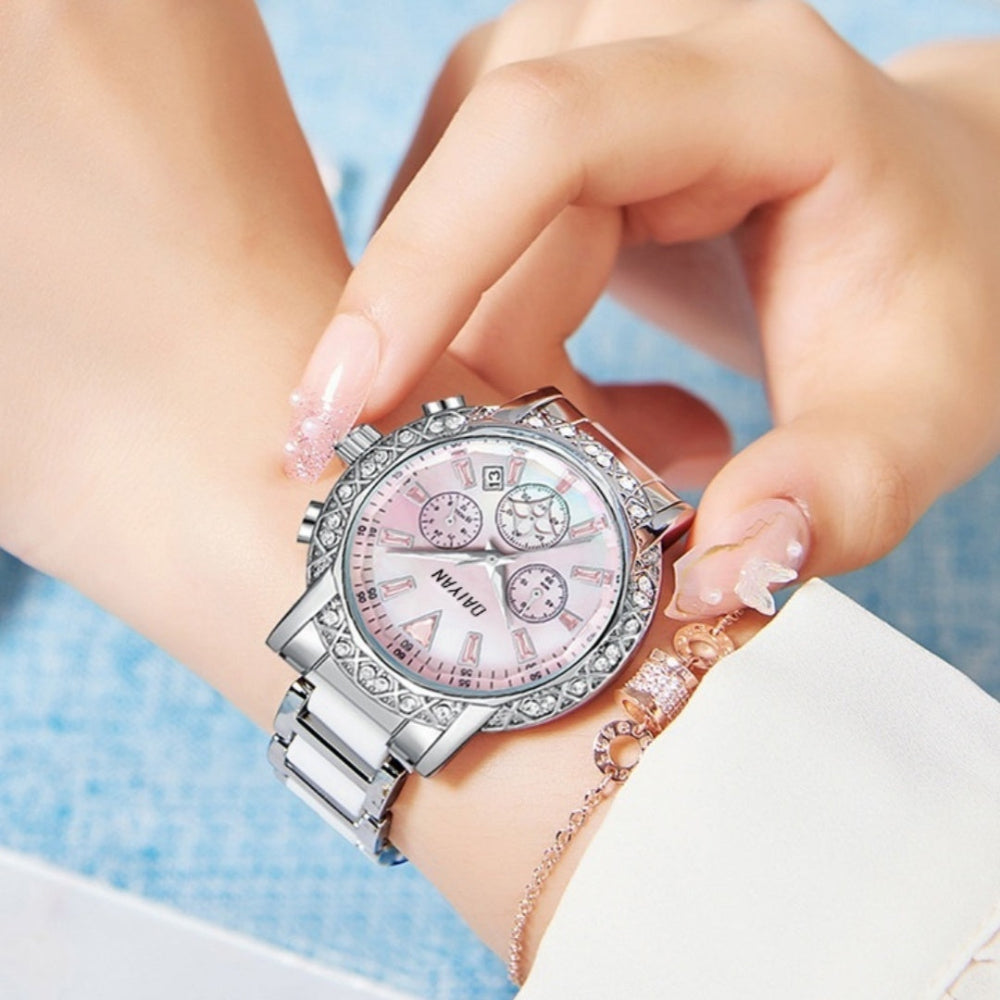 Fantasy Goddess Versatile Trendy Diamond Light Luxury Waterproof Multi-Functional Women's Watch
