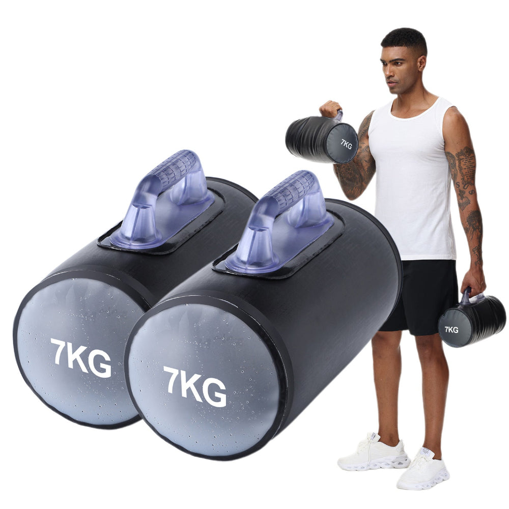 7kg Portable Foldable Water Filled Fitness Strength Dumbbells.