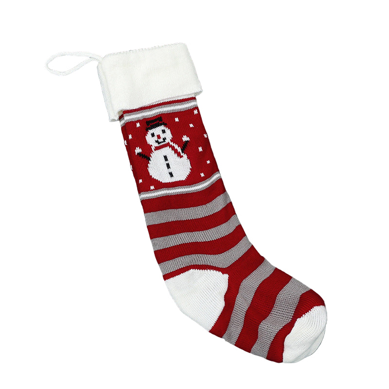 Christmas Decorations Knitted Wool Hanging Ornaments Gift Bags