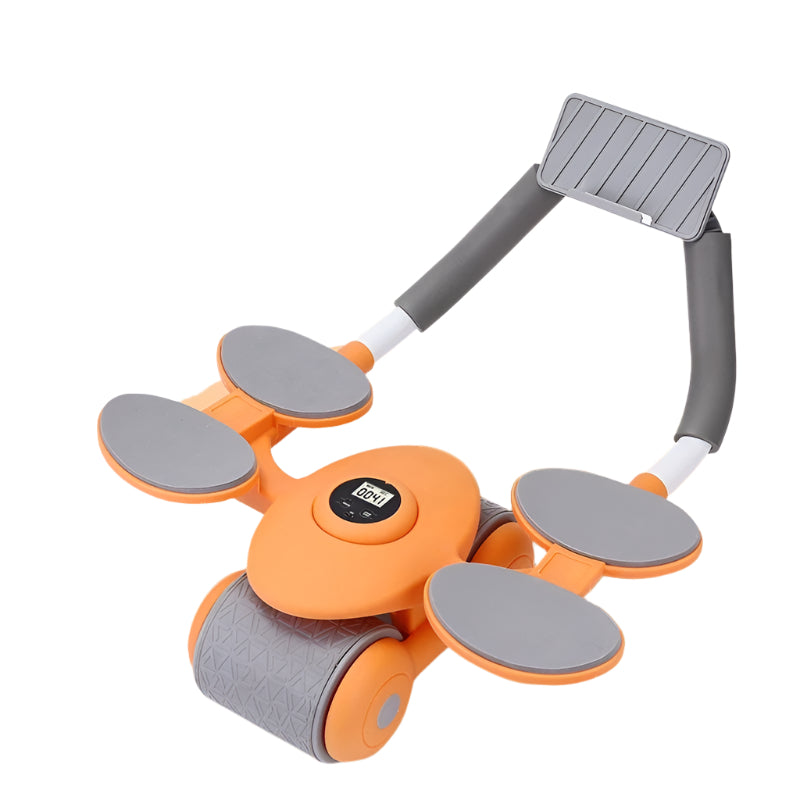 Multifunctional Fitness Abdominal Wheel For Abs Training With Elbow Support.