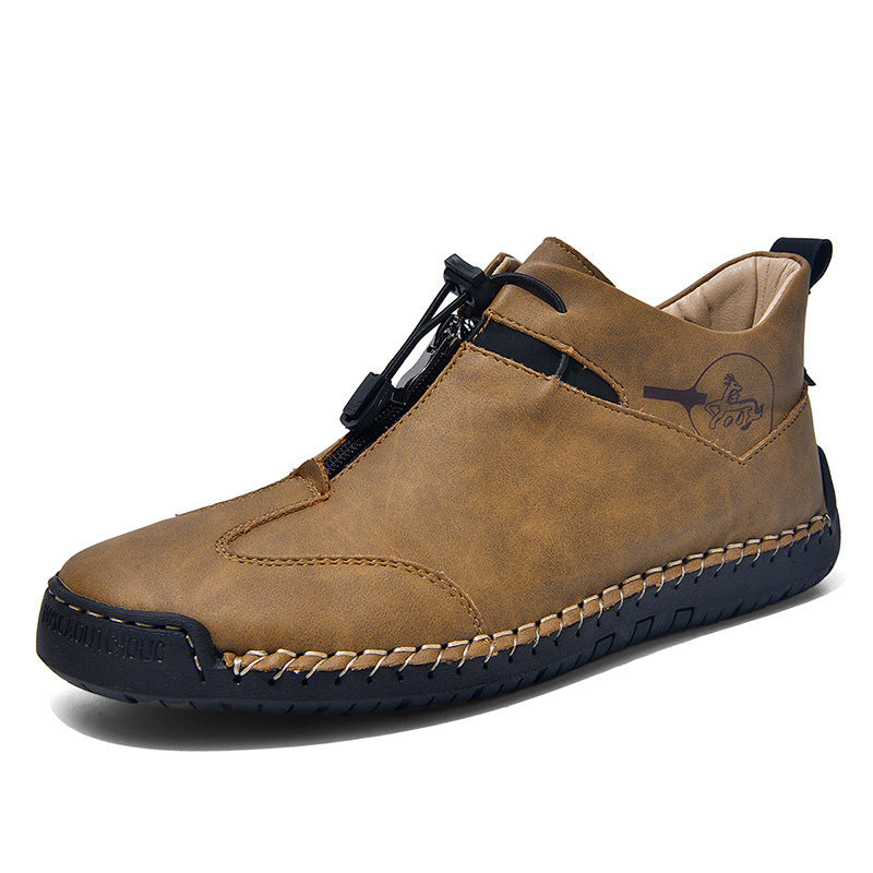 Men's Light And Comfortable Casual Leather Shoes