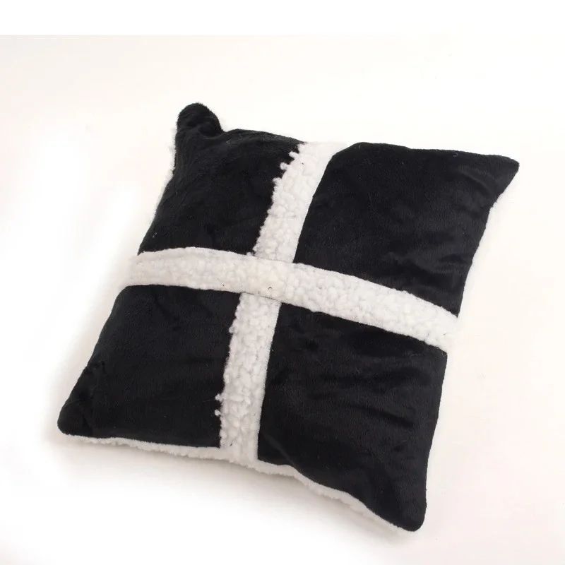 Soft Cat Dog Pet Bed Warm Comfortable Sofa With Pillow.