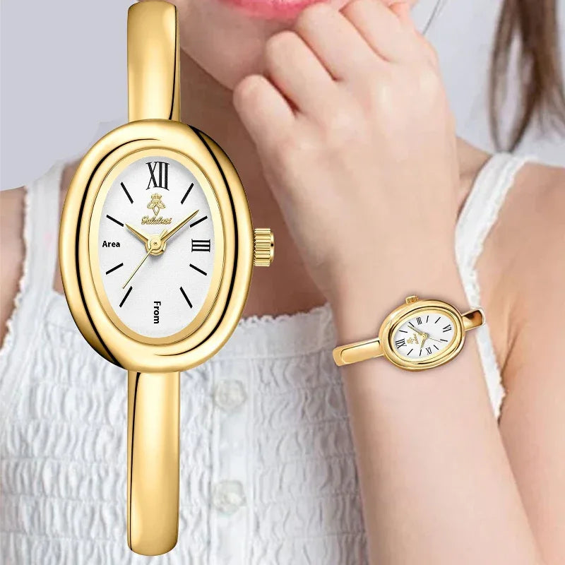 Women's Multifunctional Oval Retro Quartz Watch
