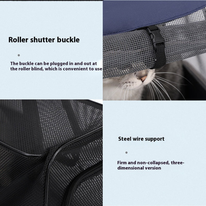 Expandable Breathable Comfortable Dog Cat Pet Backpack.