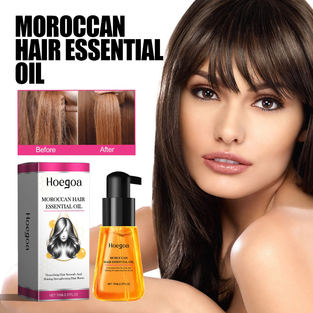 Moroccan Essential Hair Care Oil For Moisturizing And Repairing Dry And Frizz Hair
