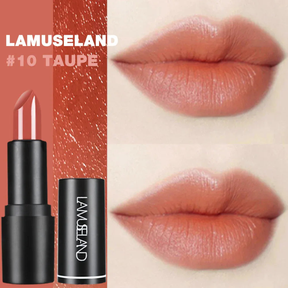12-Color Moisturizing Velvet Lipstick