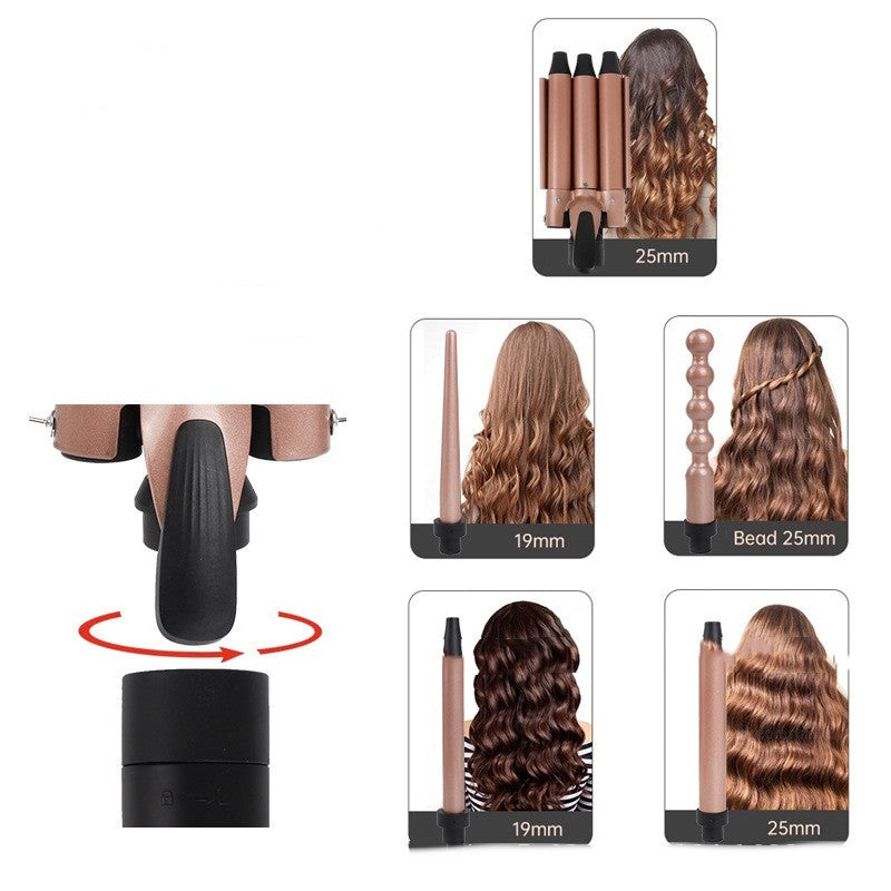 Five In One Multifunctional Curling Iron With Digital Display