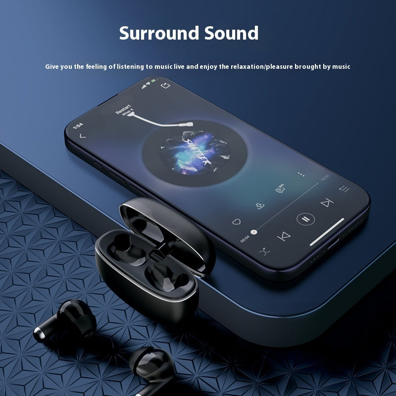 Wireless In-Ear Noise Reduction Earphones Headphones With Long Battery Life.