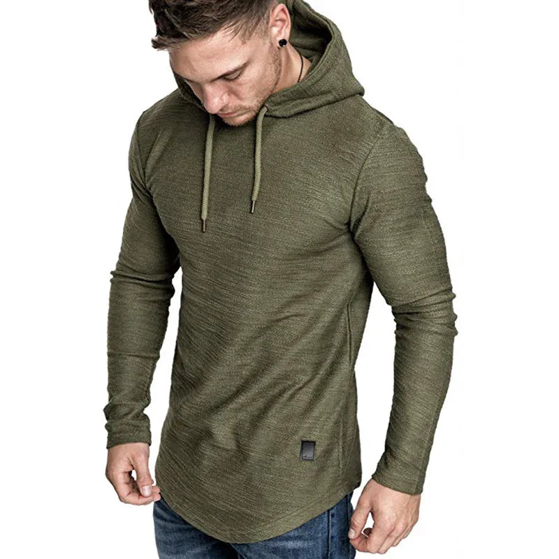 Men's Hoodie Sweatshirt Casual Long Sleeve Slim Top