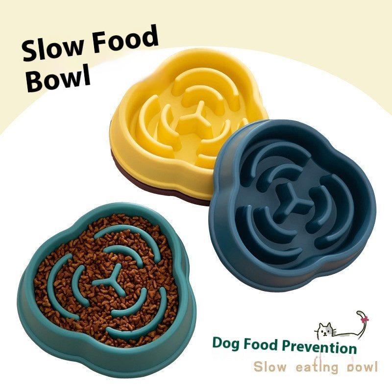 Slow Anti-choke Anti-Skid Feeding Dog Bowl