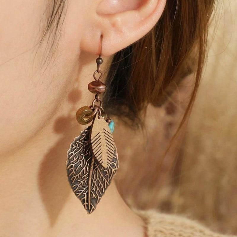 Cross-border Earrings Necklace Bohemian Retro Outfit Jewelry Set