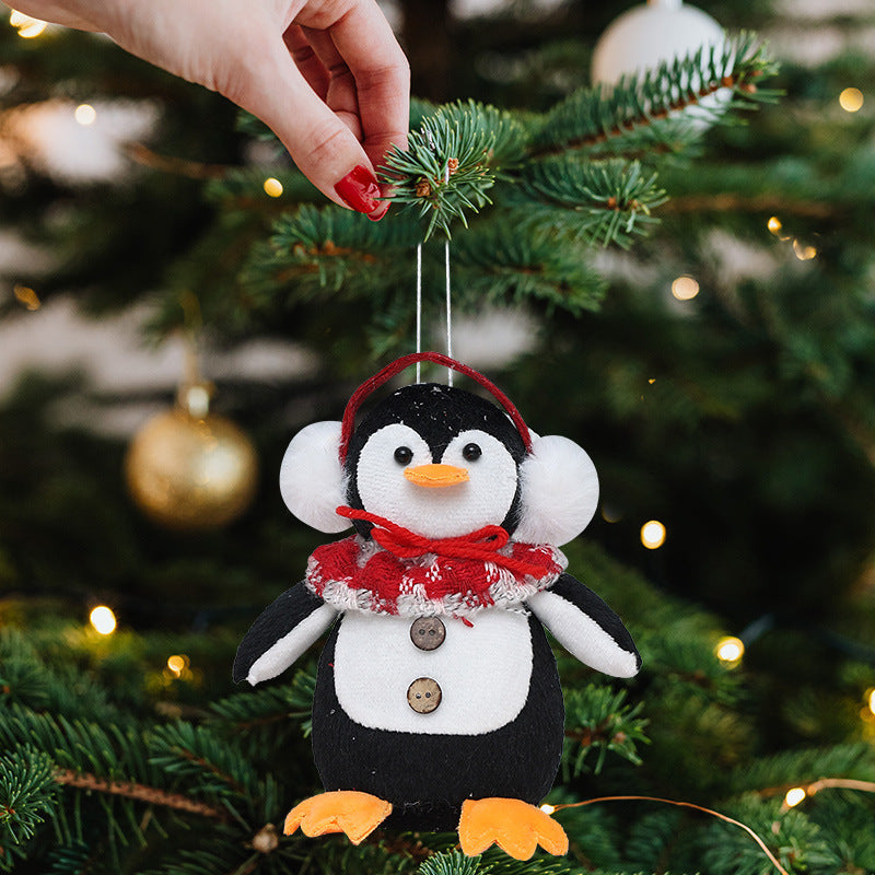 Christmas Decorations Little Penguin Christmas Doll