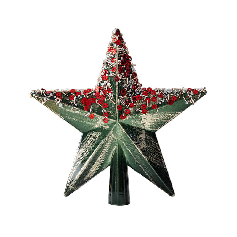 Christmas Tree Decorations Star Creative Retro