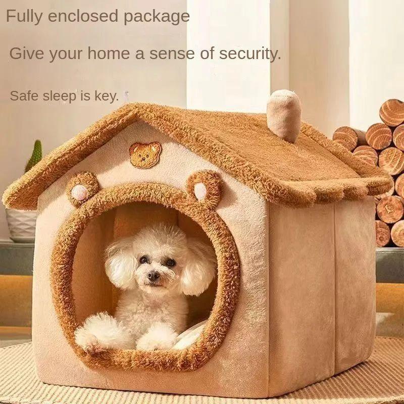 Cat And Dog Nest Washable Warm Comfortable Pet House.