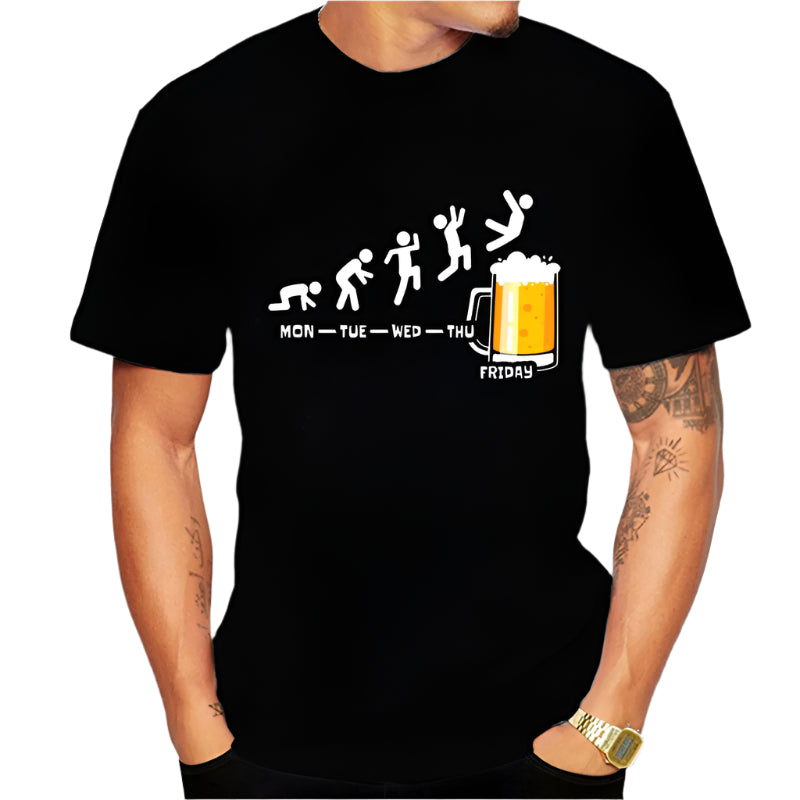 Men's Casual Friday Beer T-Shirts