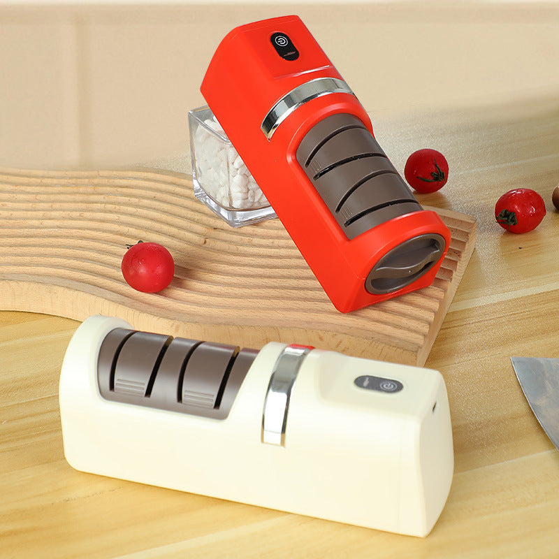 Home Kitchen Automatic Multifunctional Grinding Tool Knife Sharpener