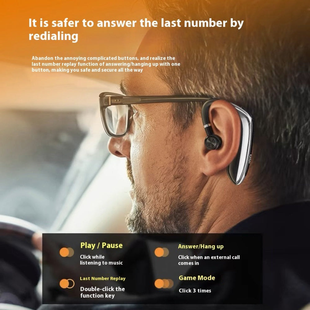 Wireless Bluetooth In-Ear Earphones Waterproof HiFi Sound Quality Headphones.