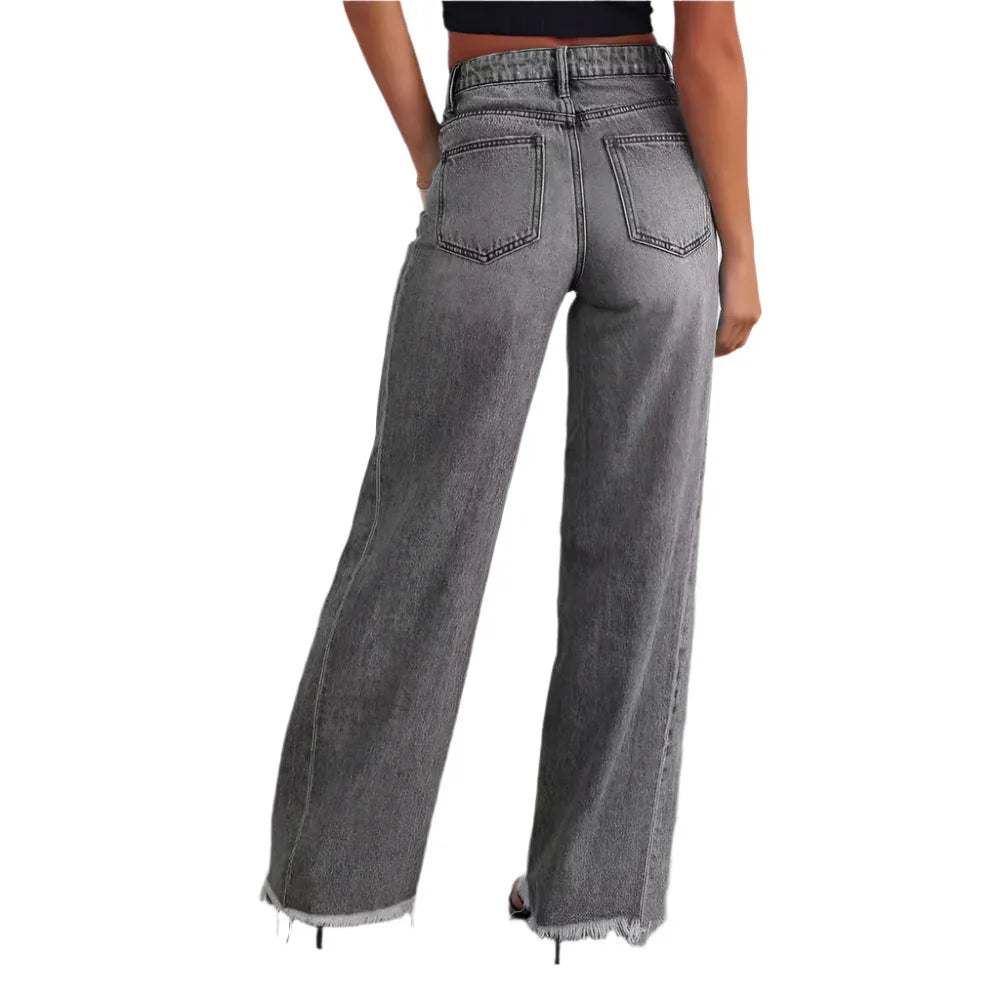 Fashionable High Waist Comfortable Women's Slim Fit Jeans - Weriion