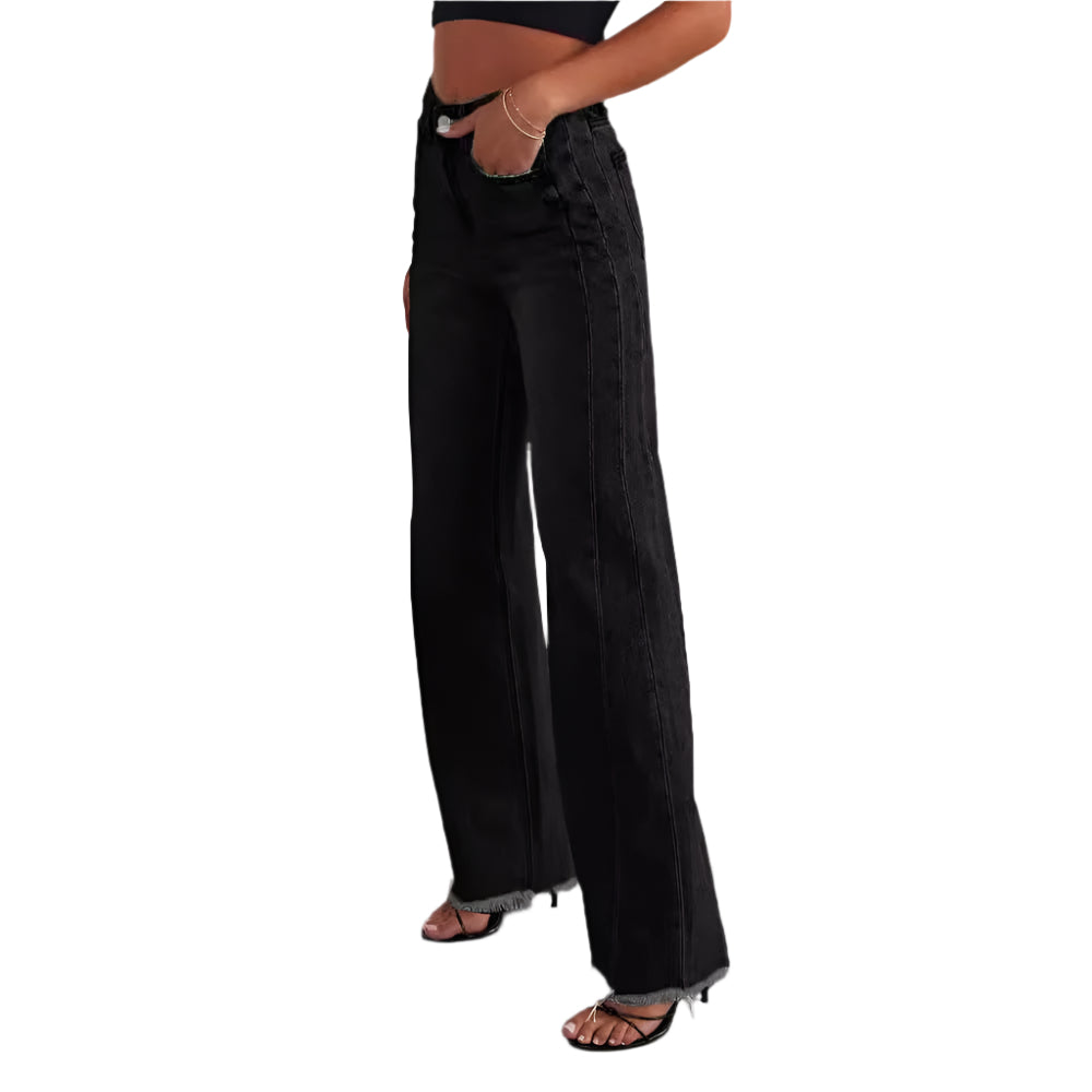 Fashionable High Waist Comfortable Women's Slim Fit Jeans - Weriion