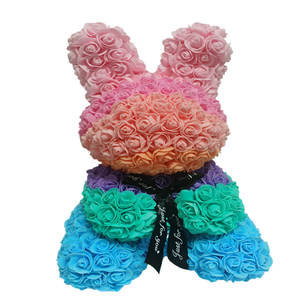Rose Bunny Valentines Day Eternal Flower Rabbit Romantic Wedding Engagement Ceremony Party Decoration Christmas Gifts