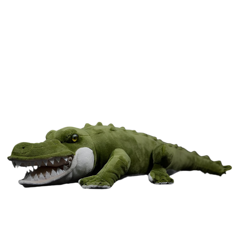 Green Stuffed Crocodile Animal Plush Toy - Weriion