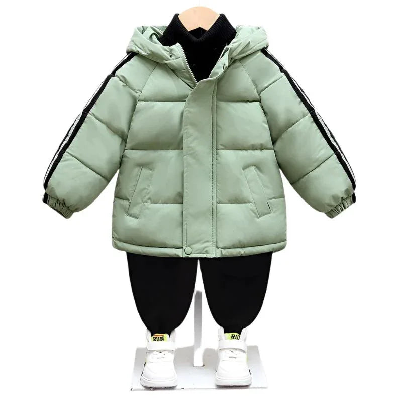 Hooded Warm Thick Winter Jacket For Boys - Weriion
