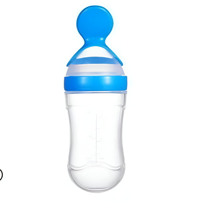 Kids Toddler Baby Feeding Bottle With Spoon Design