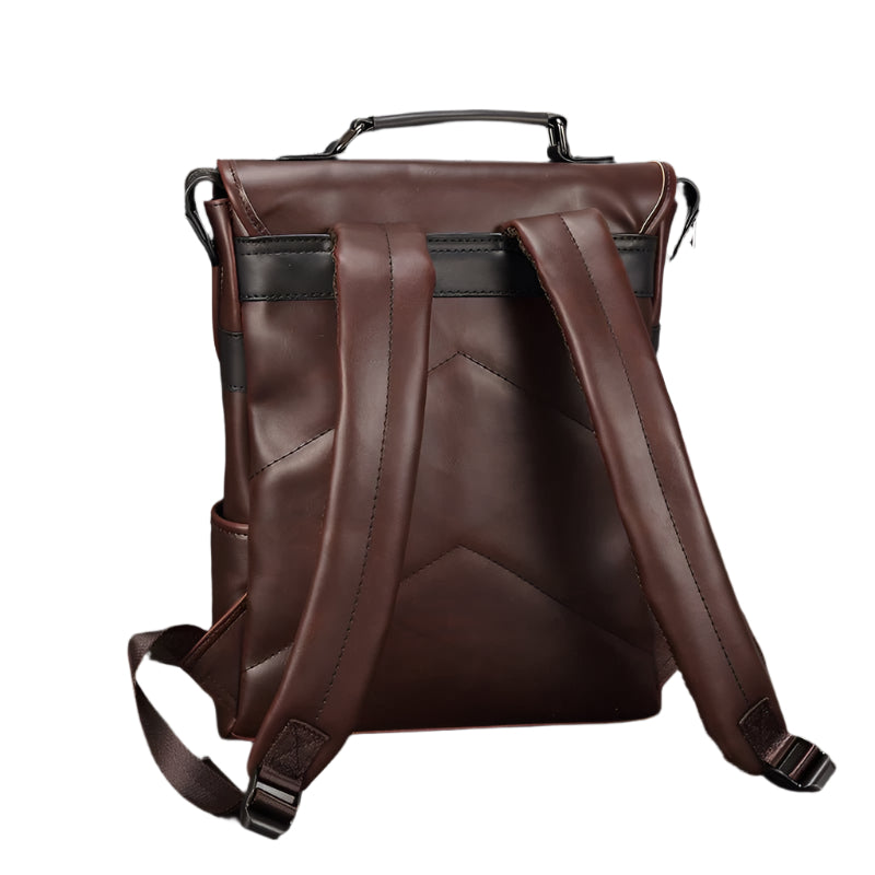 Leather Unisex Fashionable British Backpack - Weriion