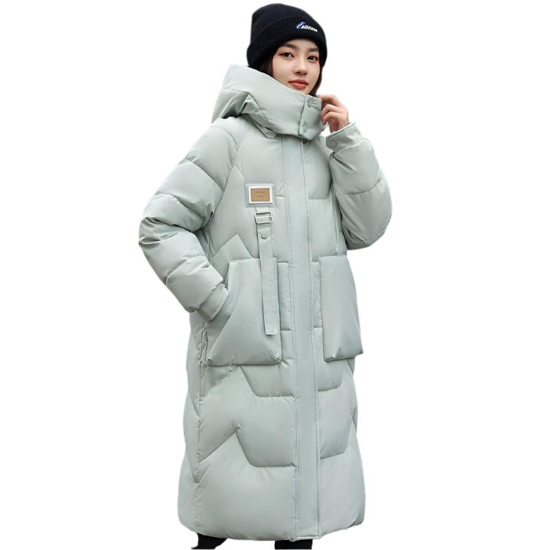 Long Hooded Women's Padded Winter Jacket - Weriion