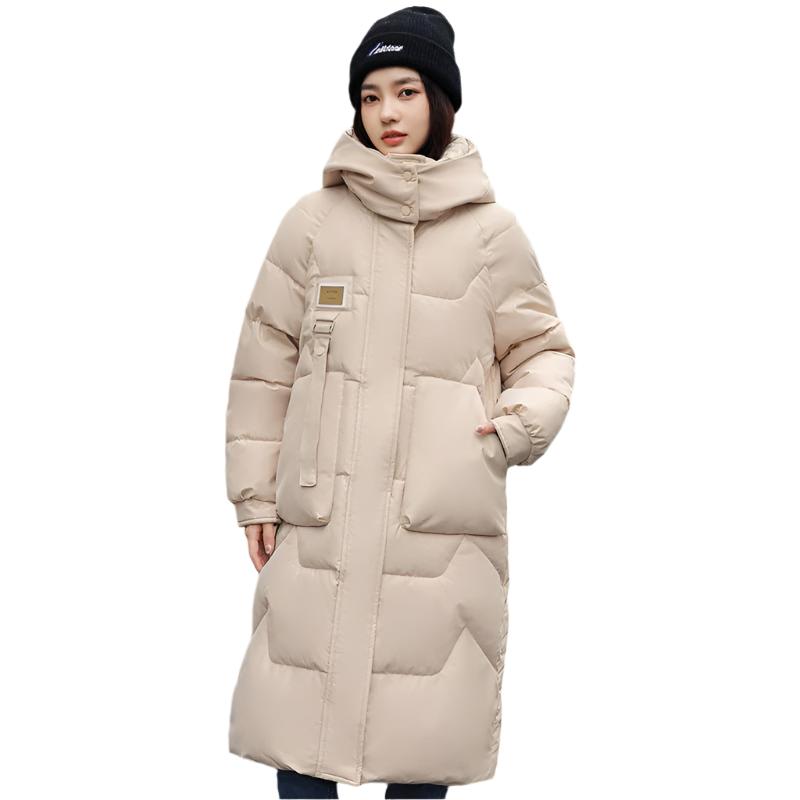 Long Hooded Women's Padded Winter Jacket - Weriion
