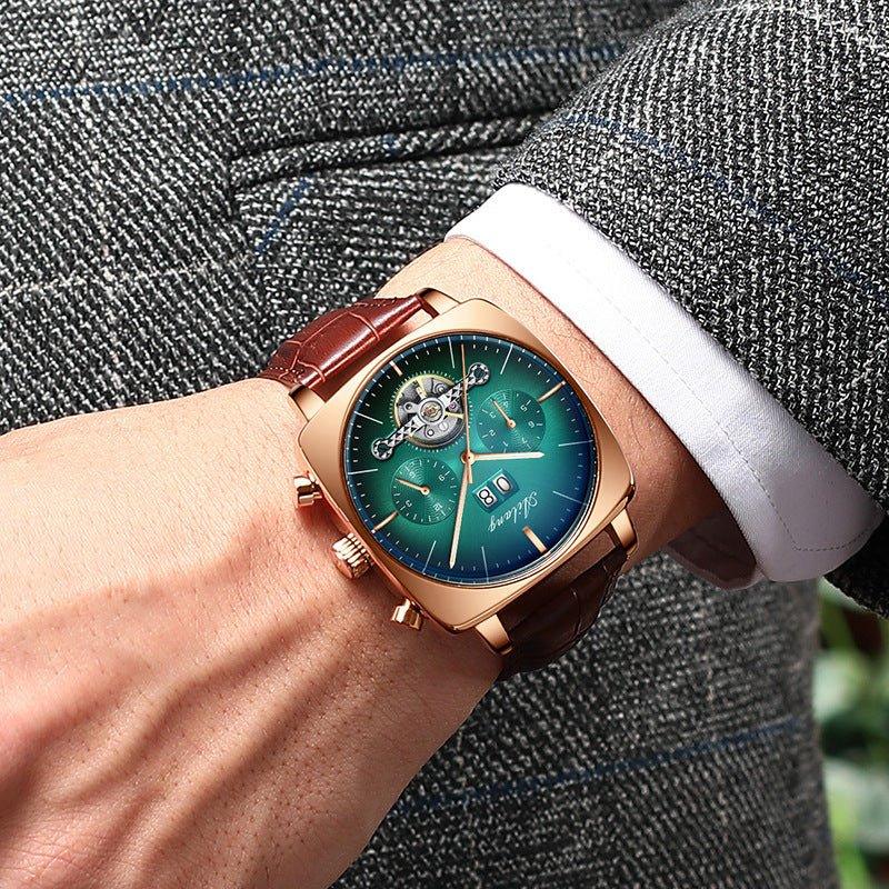 Men's Automatic Mechanical Waterproof Luminous Watch - Weriion