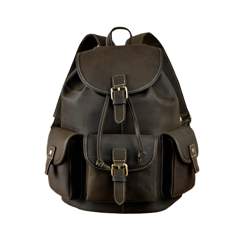 Men's Retro Large Capacity Backpack - Weriion