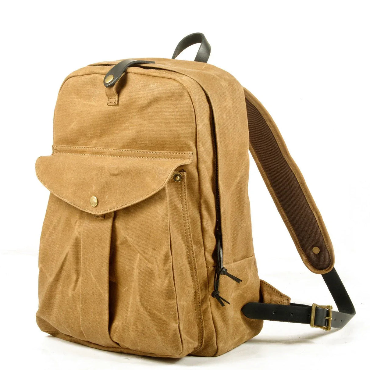 Men's Retro Outdoor Large Capacity Canvas Backpack - Weriion