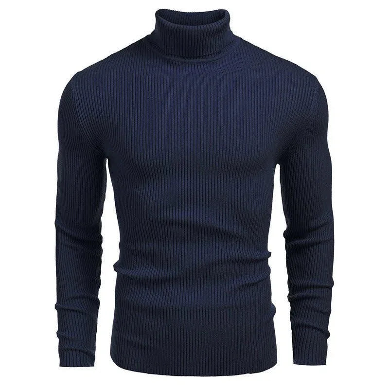 Men's Slim - Fit Turtleneck Long - Sleeved Sweater - Weriion